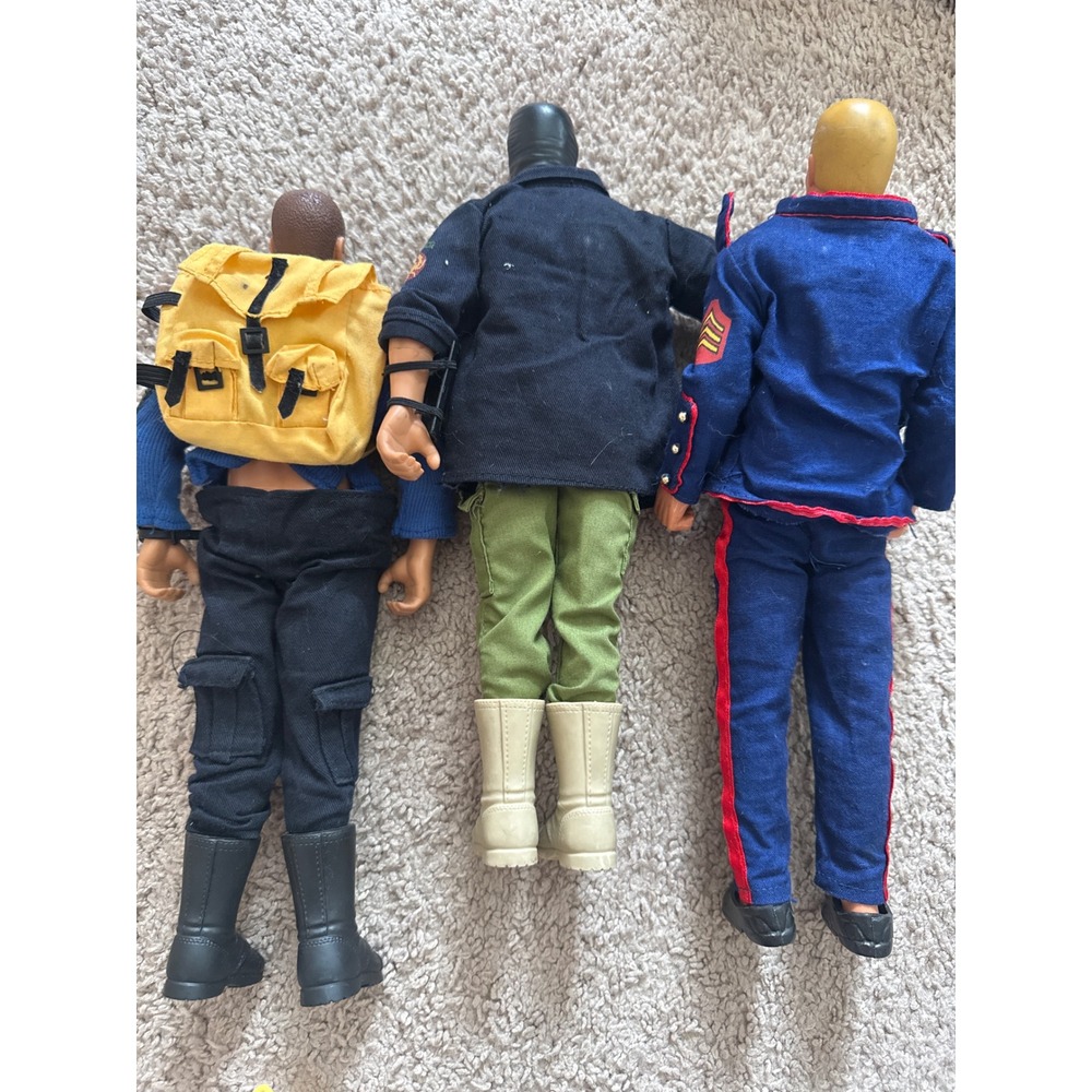 Vintage GI Joe 12 Inch Action Figure Lot of 3 Hasbro Military Tactical Figures - Picture 5 of 5